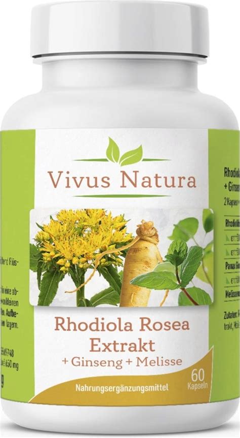 Rhodiola Rosea Extrakt Kapseln online kaufen